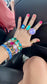 Pink Mix Crystal Bracelet
