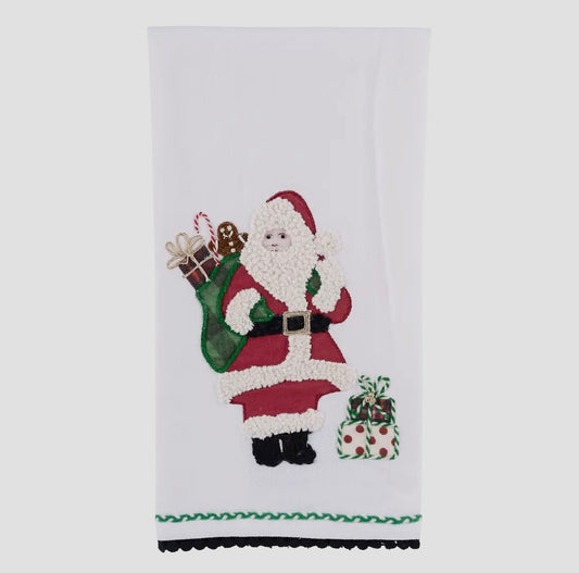 Vintage Santa Tea Towel