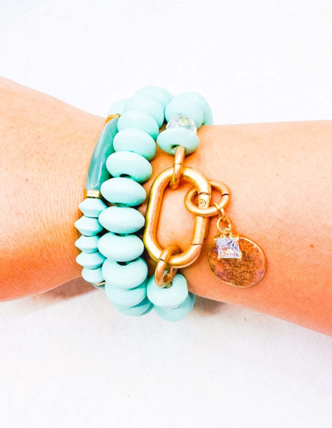 Mint Stretch Bracelet Set