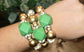 Gracie Green Beaded Bracelet