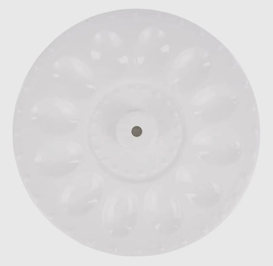 White Egg Plate