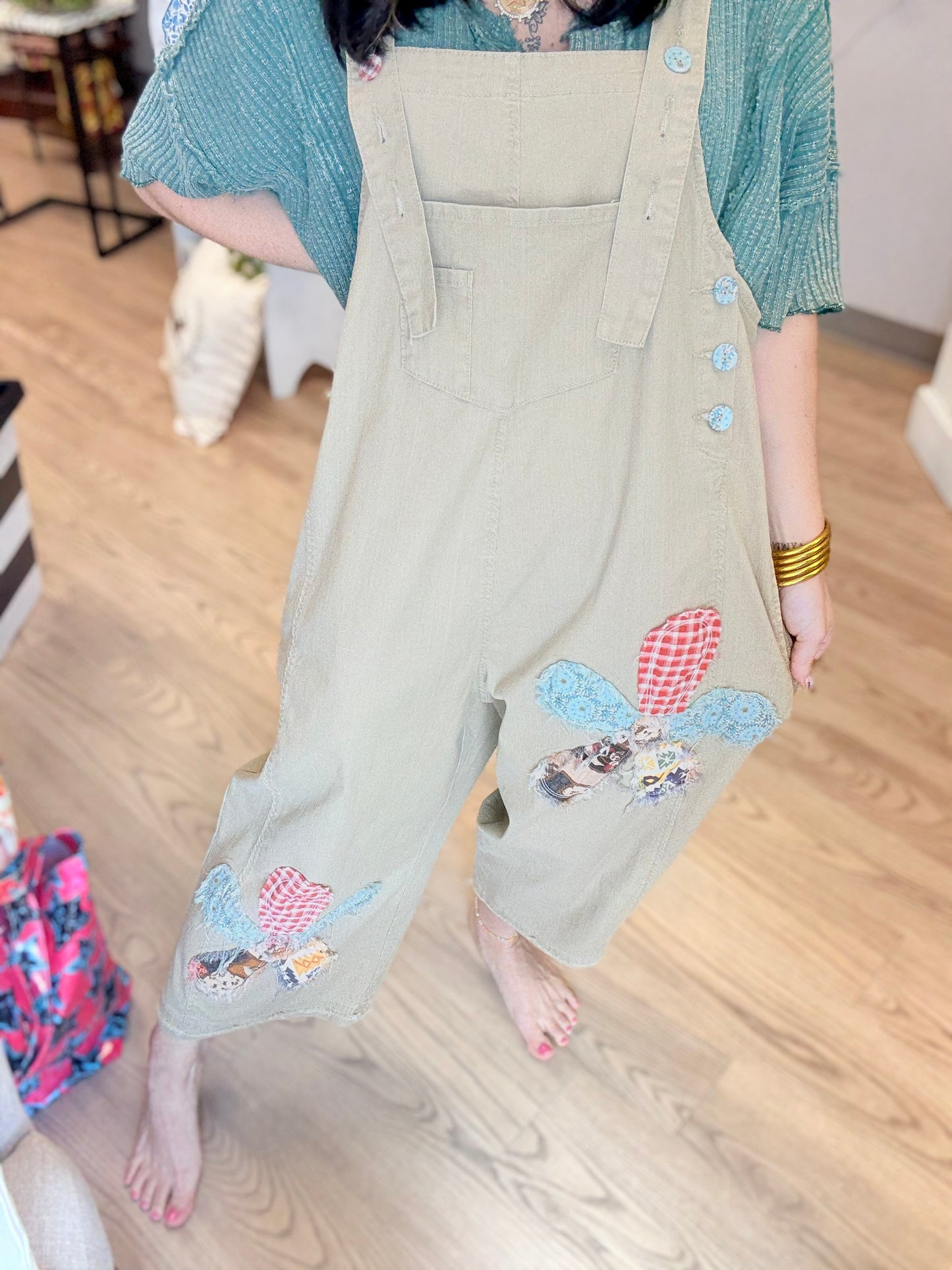 Flower Child Patchwork Jumpsuit