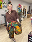 Rustic Charm Patchwork Pants
