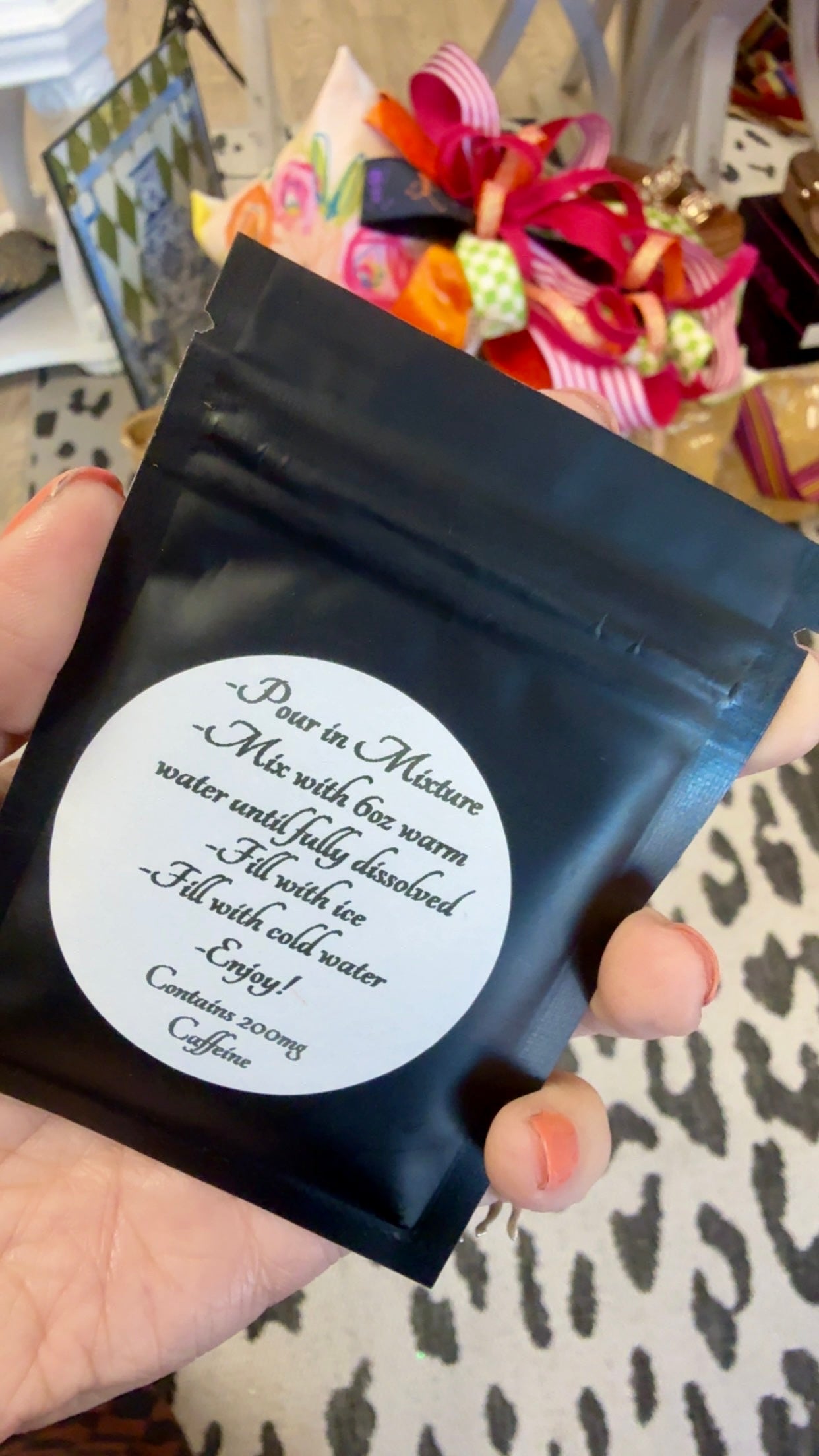 Blue Lagoon Loaded Tea Packet