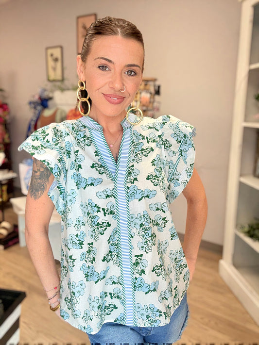 Beautiful & Blooming Top
