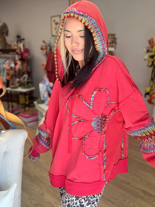 Aztec Flower Sweatshirt