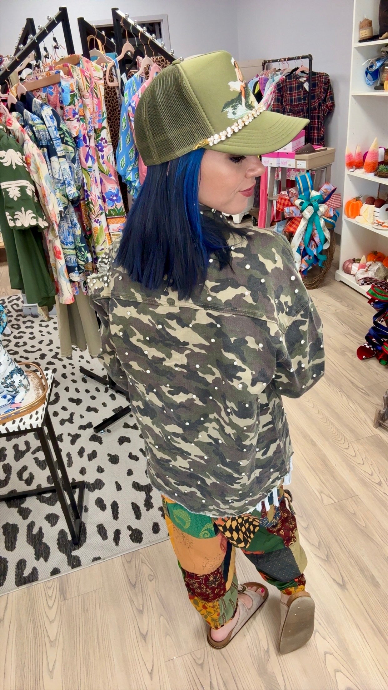 Rhinestone Renegade Camo Jacket ✨
