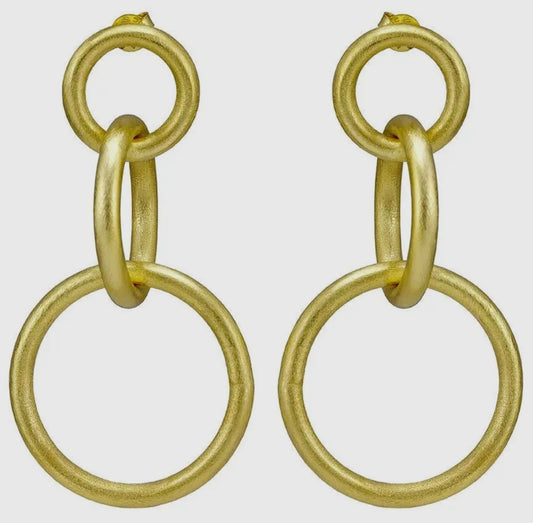 Prince Brushed Earrings
