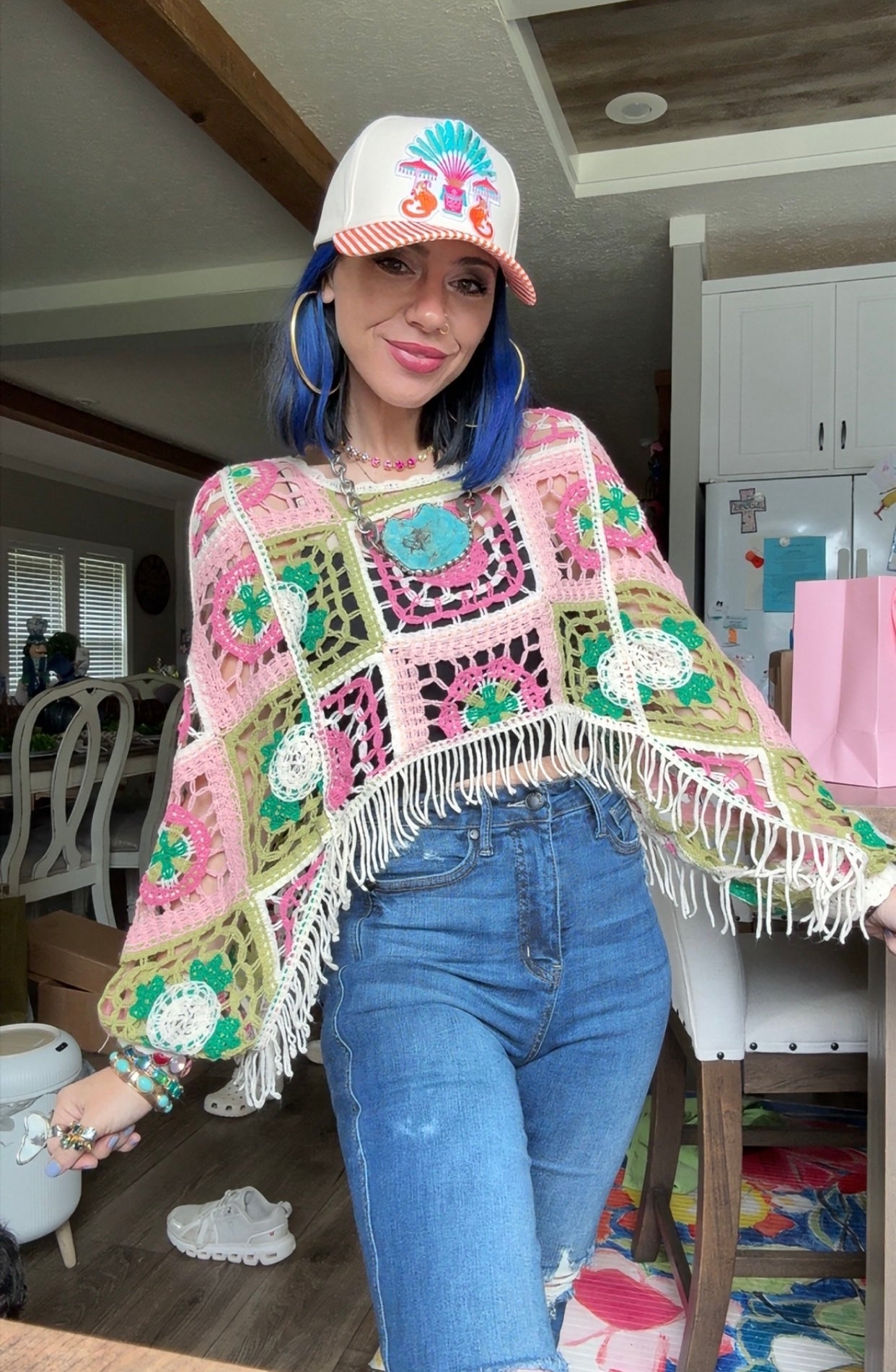 The Groovy Garden Crochet Top