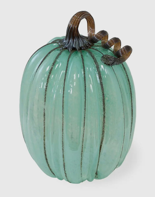 Tall Blue Autumn Pumpkin