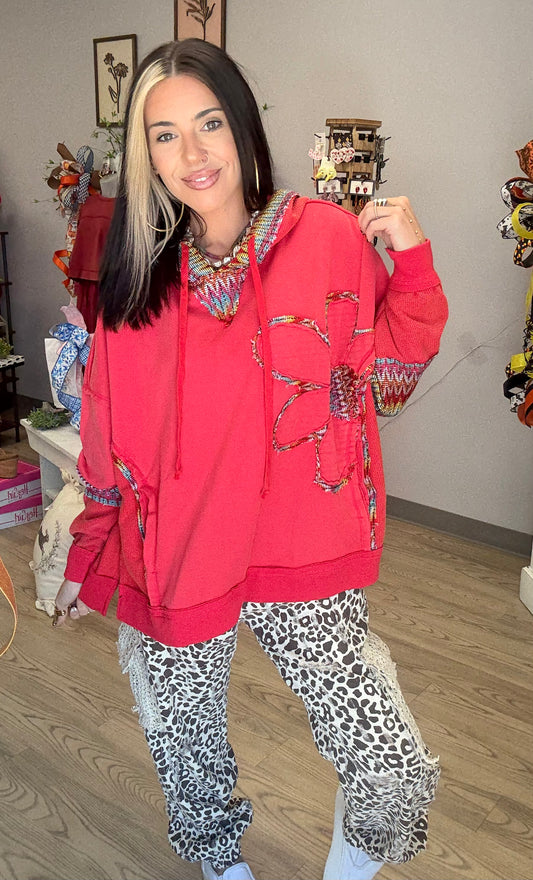 Aztec Flower Sweatshirt