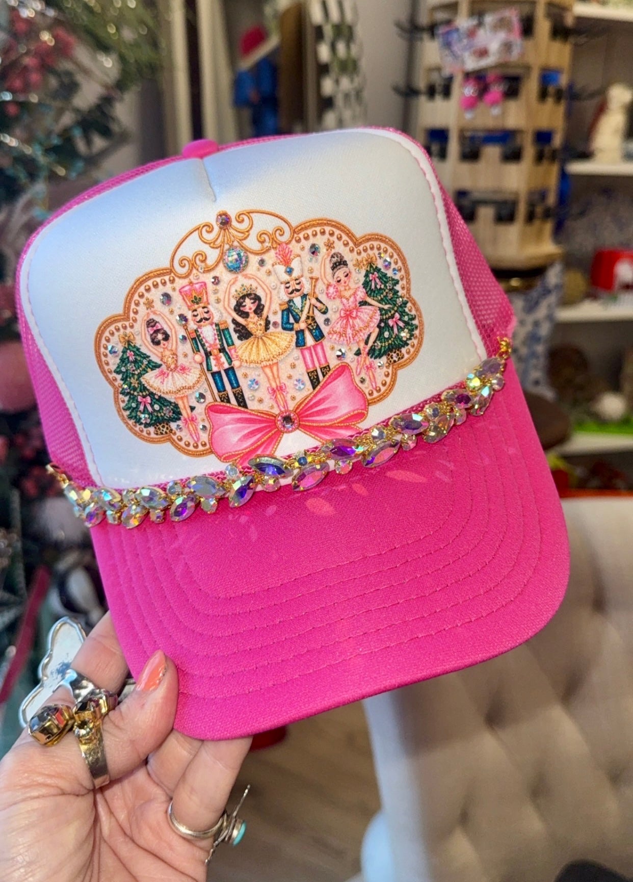 Nutcracker Ballet Christmas Bling Hat