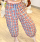 Plaid Jogger Bottoms