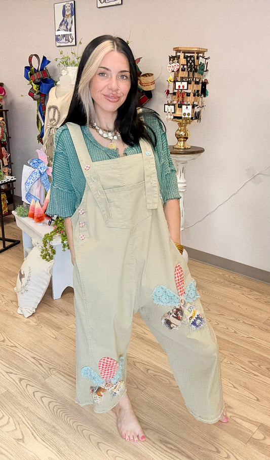 Flower Child Patchwork Jumpsuit