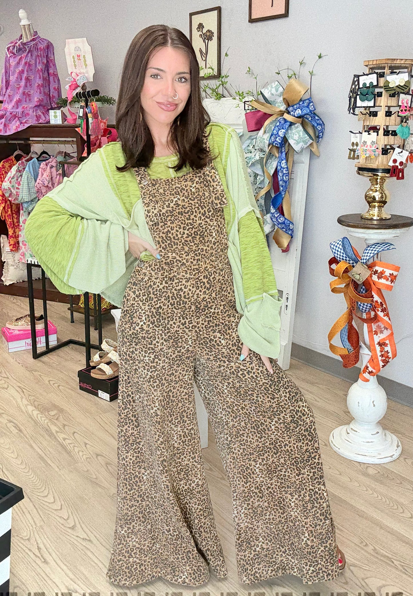 Unleashed Cuteness Cheetah Overalls