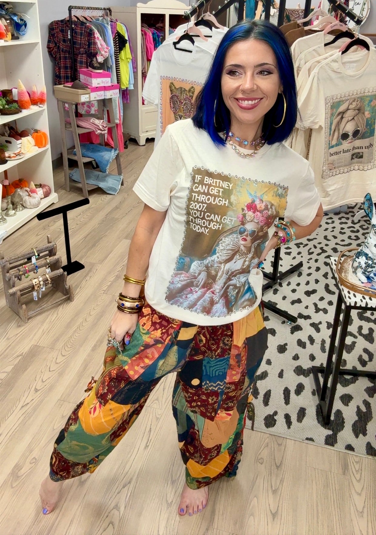Britney 2007 Survival Rhinestone Tee