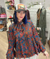Desert Bloom Bell Sleeve Blouse