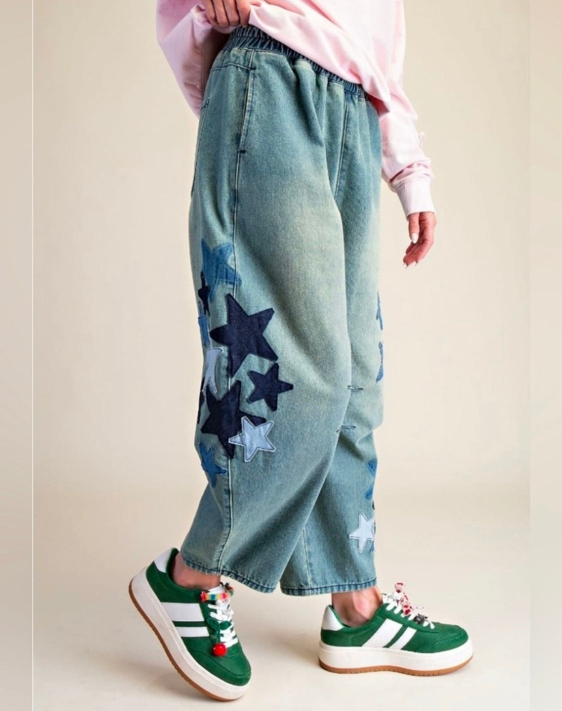 Barrel Star Patch Jeans
