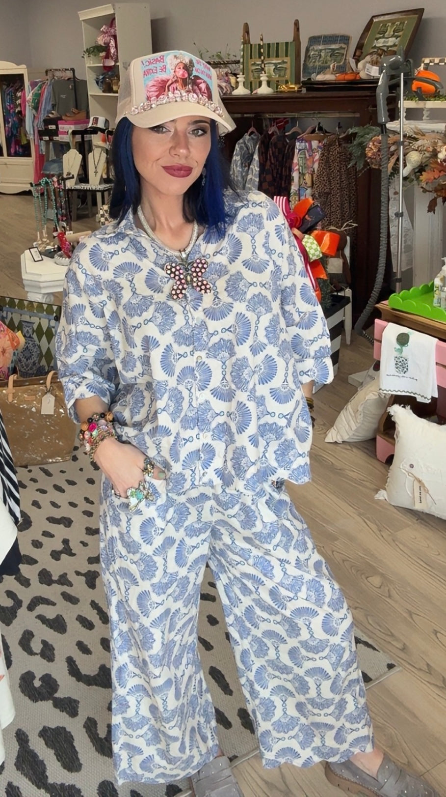 Vintage Blue Belle Set