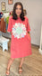 Flower Power Patch Dress