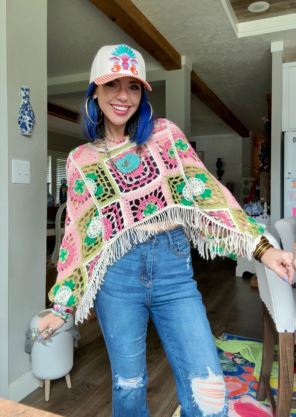 The Groovy Garden Crochet Top