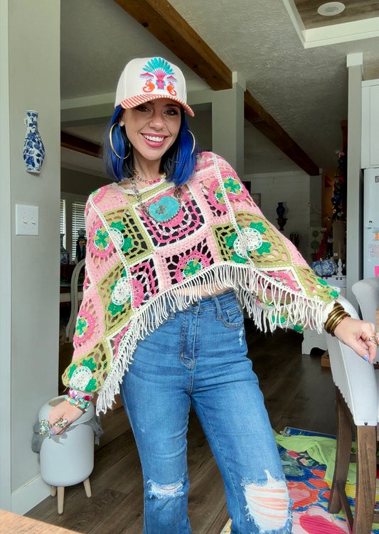 The Groovy Garden Crochet Top