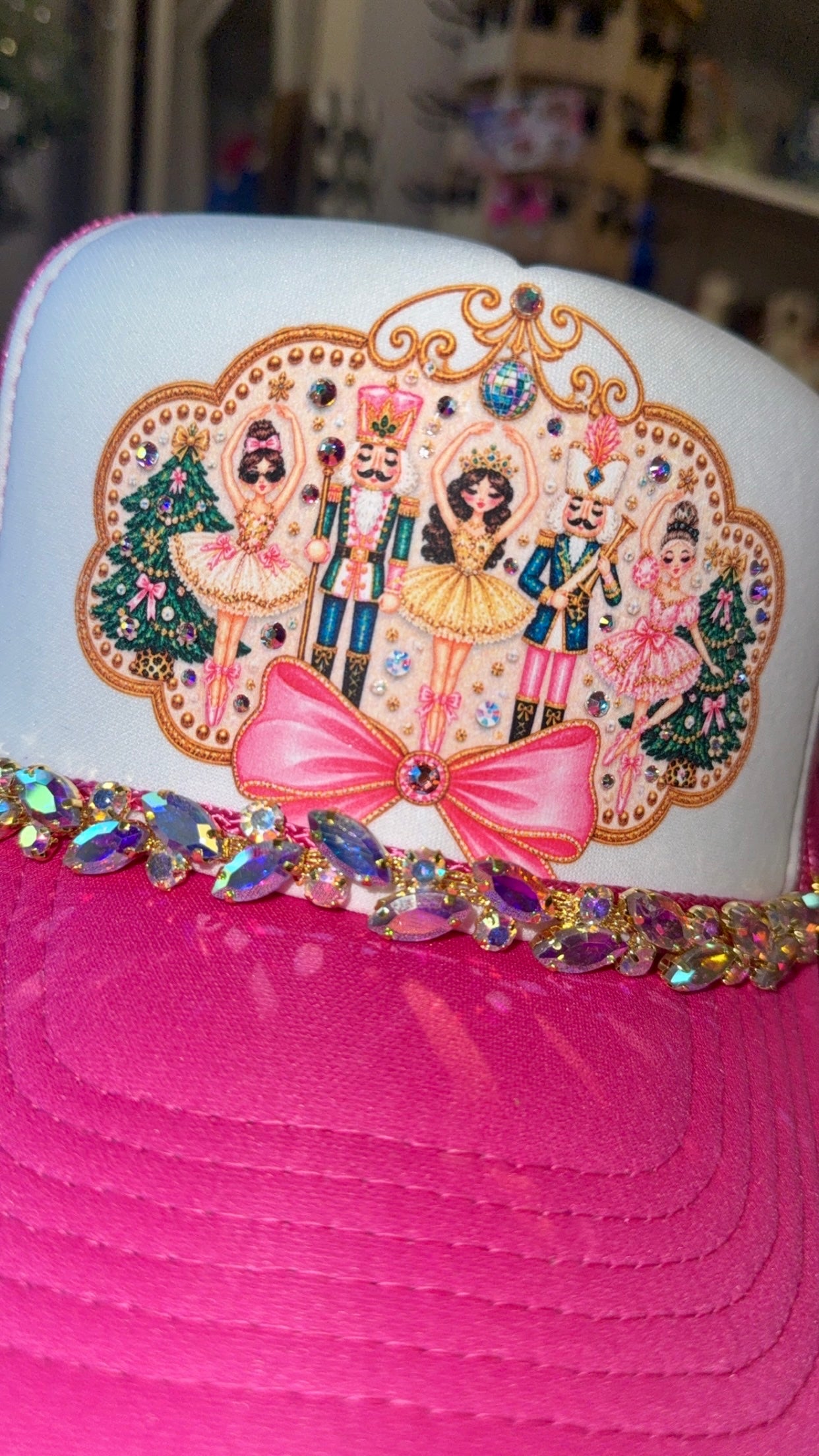 Nutcracker Ballet Christmas Bling Hat