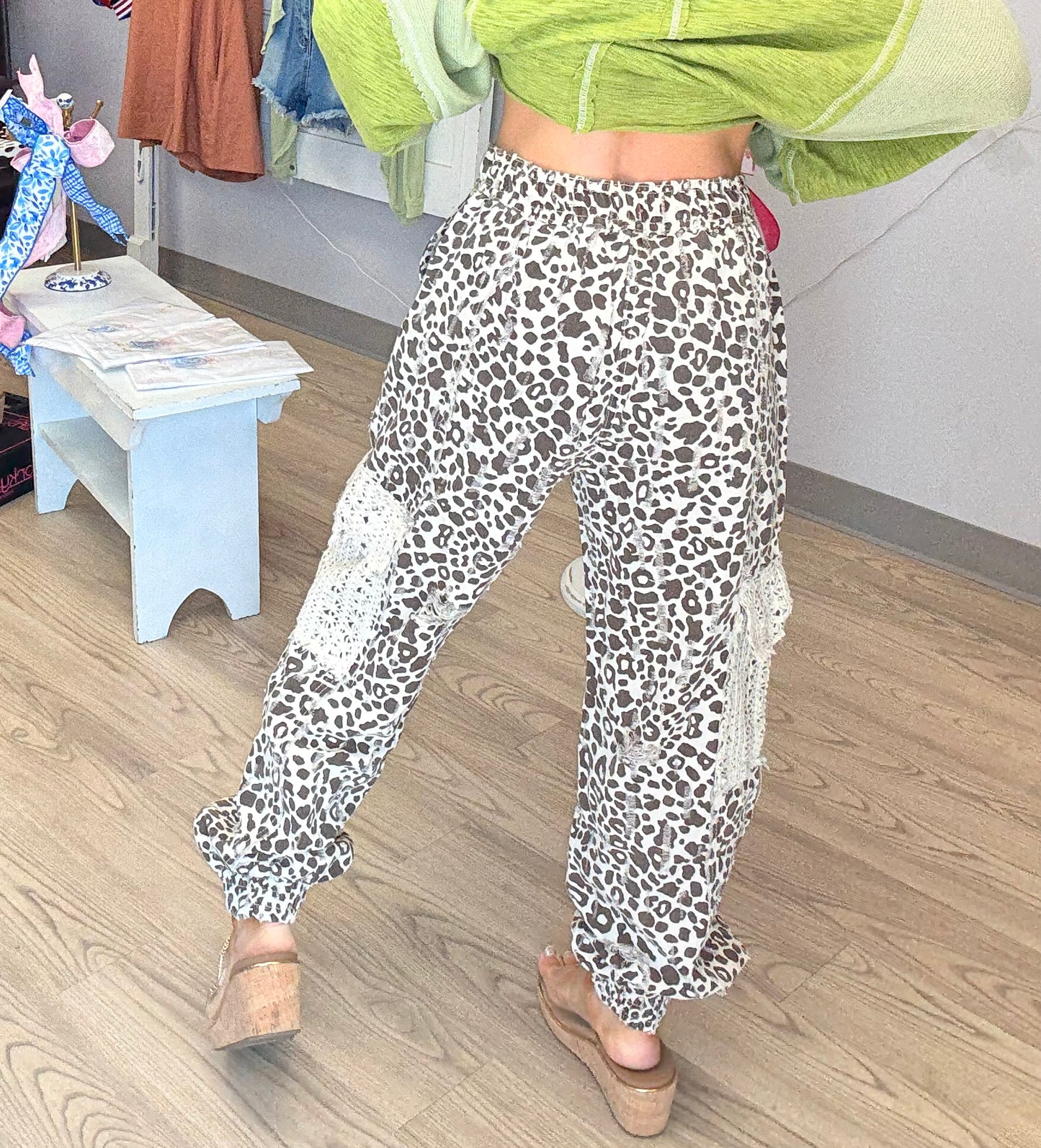 Cheetah Print Joggers