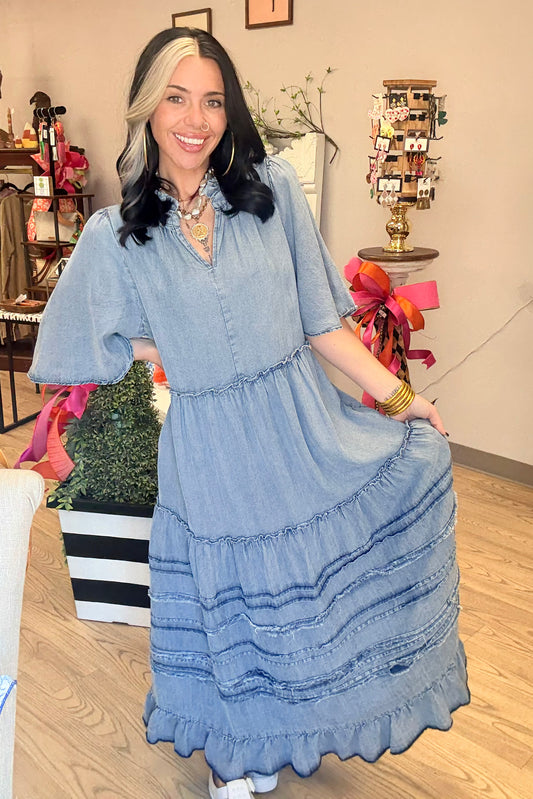 Heartland Denim Maxi