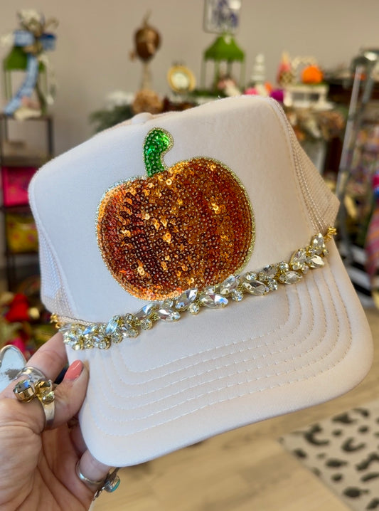 Sparkle Pumpkin Hat
