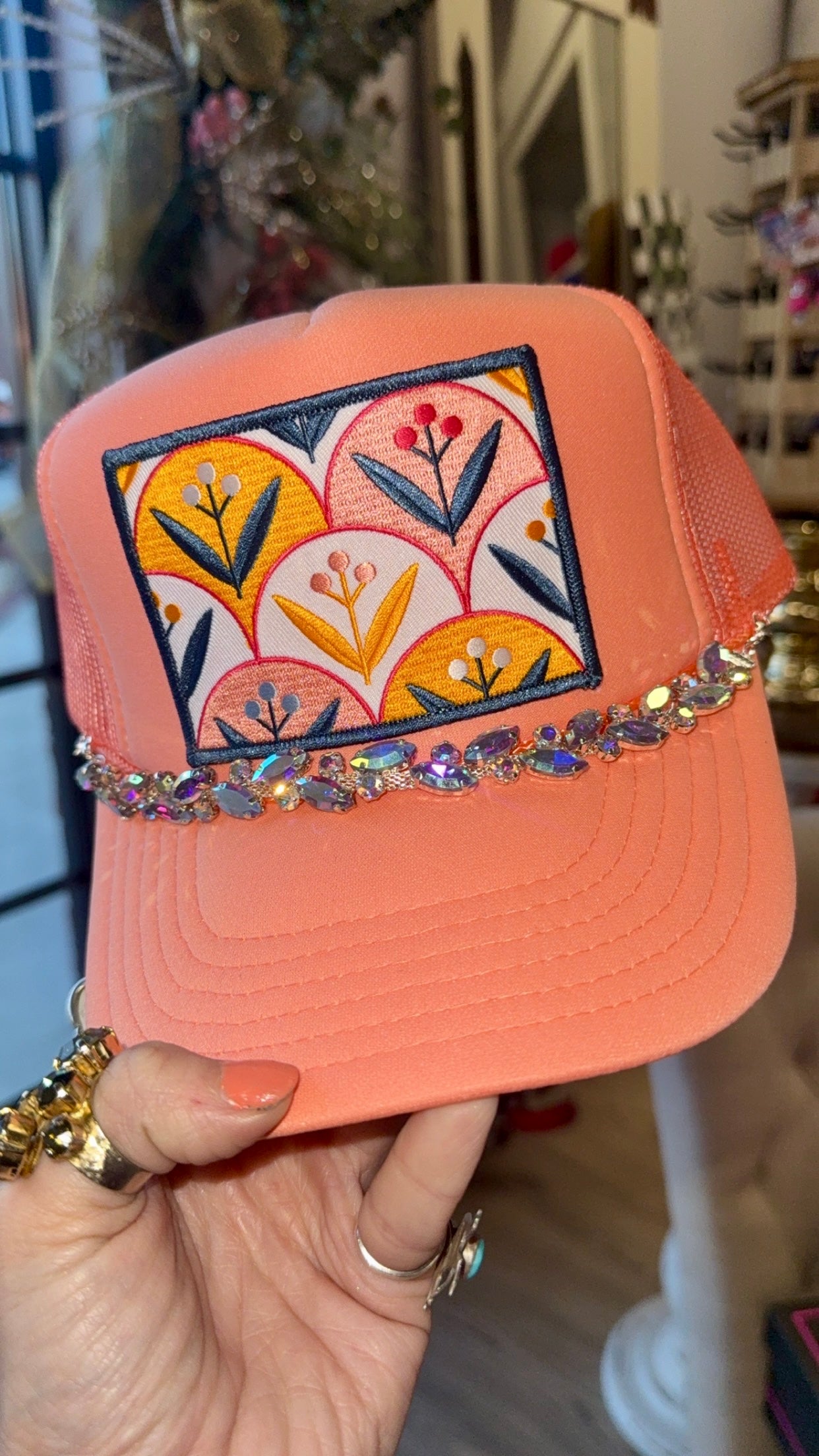 Magnolia Bling Hat