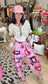 Pink Picasso Patchwork Pants