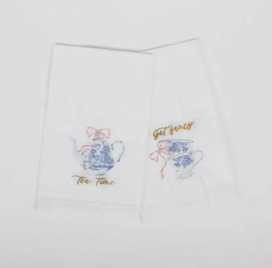 High Tea Embroidered Towel Set