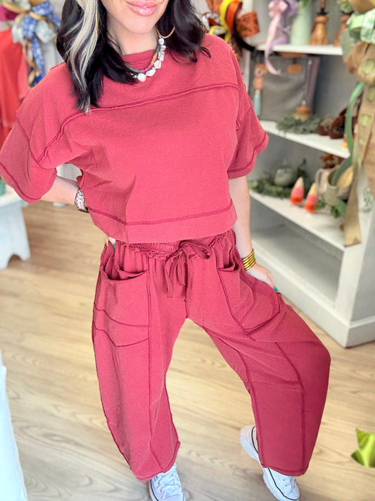 Babes in Burgundy Set