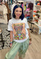 Cheetah in a Suit Rhinestone Tee