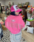 Barbie Bedazzle Pink Cropped Jacket