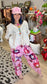 Pink Picasso Patchwork Pants
