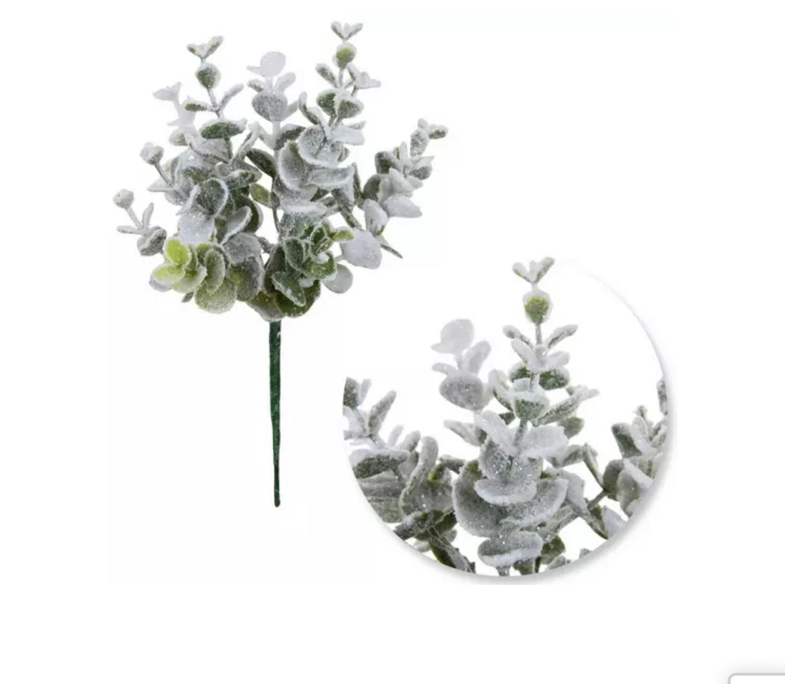 Frosted Eucalyptus Pick