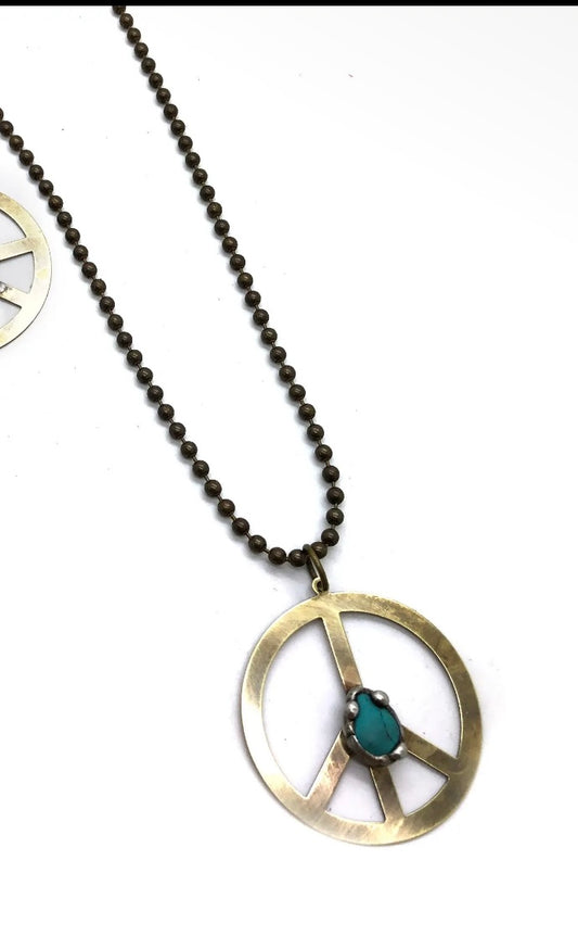Peace Love Necklace