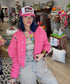 Barbie Bedazzle Pink Cropped Jacket
