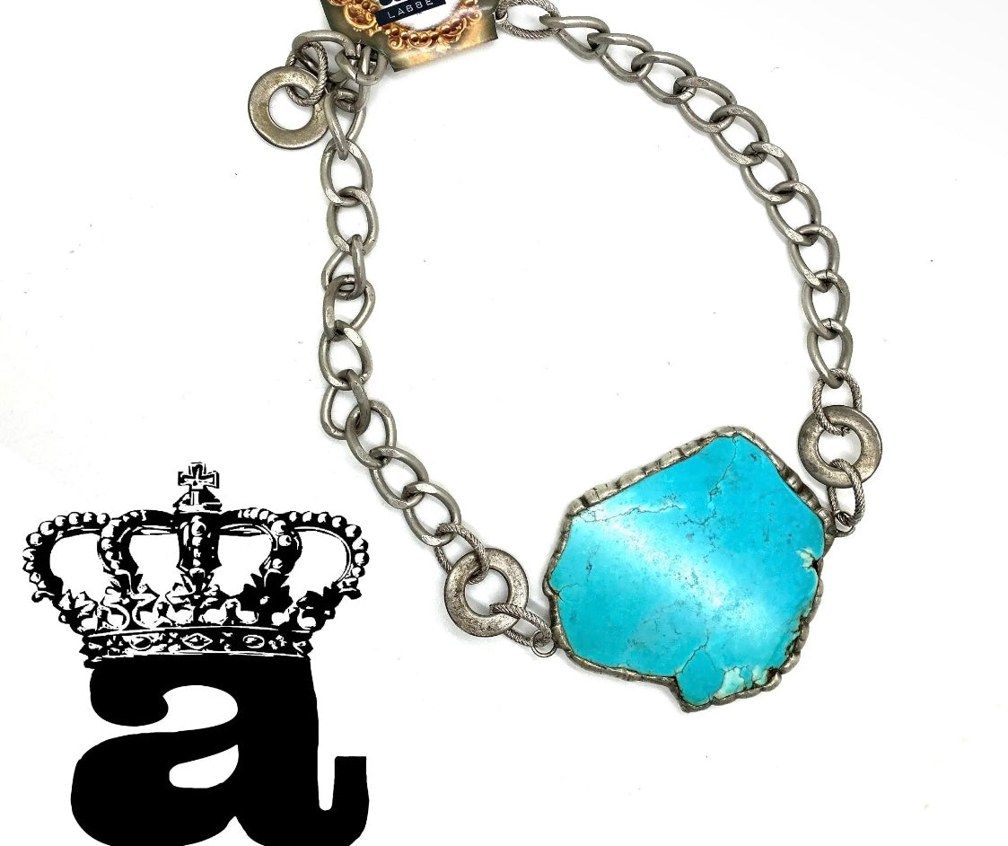 ⭐️⭐️PREORDER⭐️⭐️ The Big Turq. Brooklyn Necklace