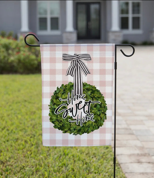 Double Sided, Home Sweet Home Garden Flag