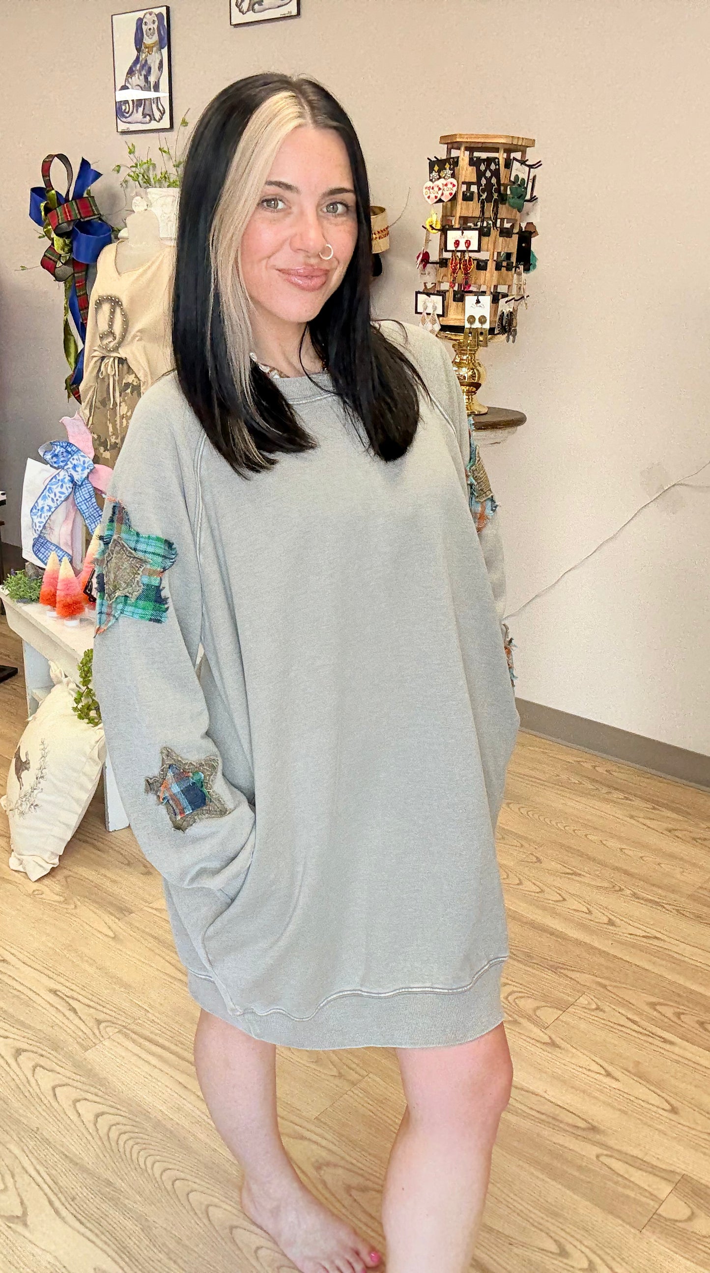 Starstruck Sweatshirt Dress