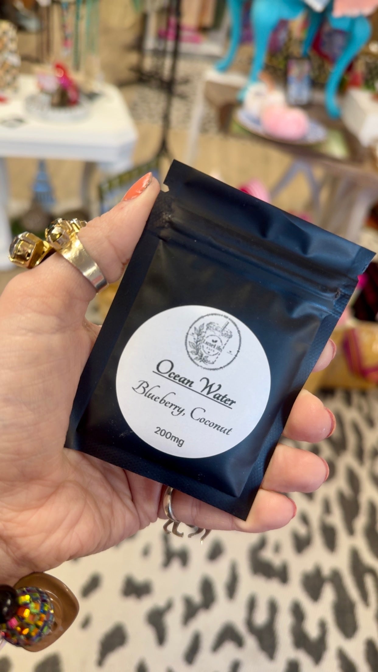 Ocean Water Loaded Tea Packet