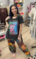 Rustic Charm Patchwork Pants