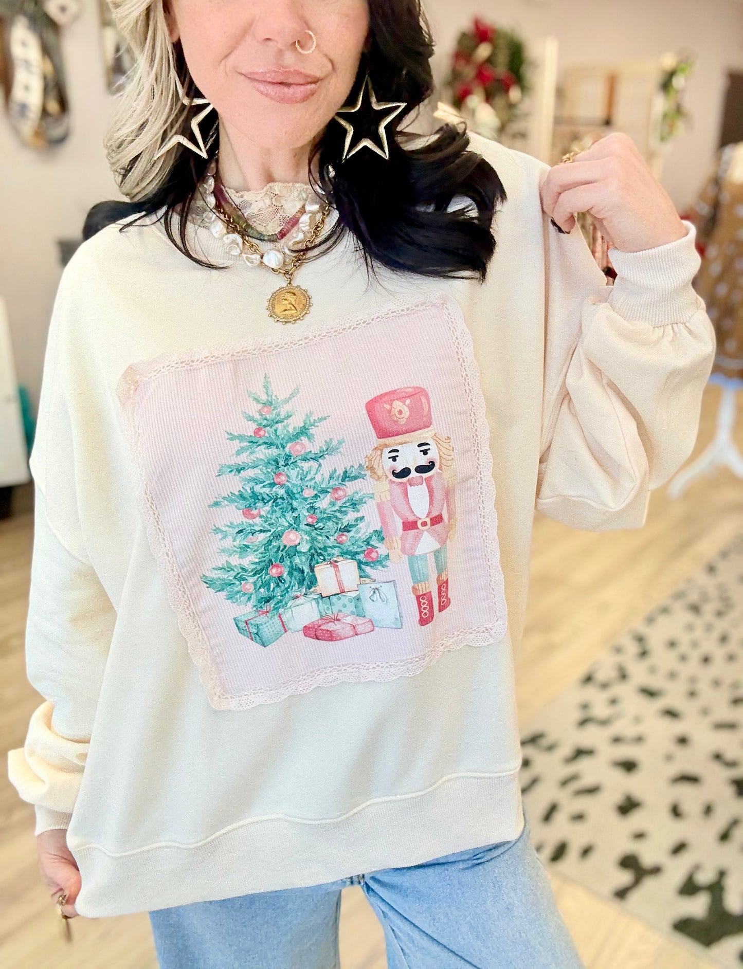 Christmas Nutcracker Pullover