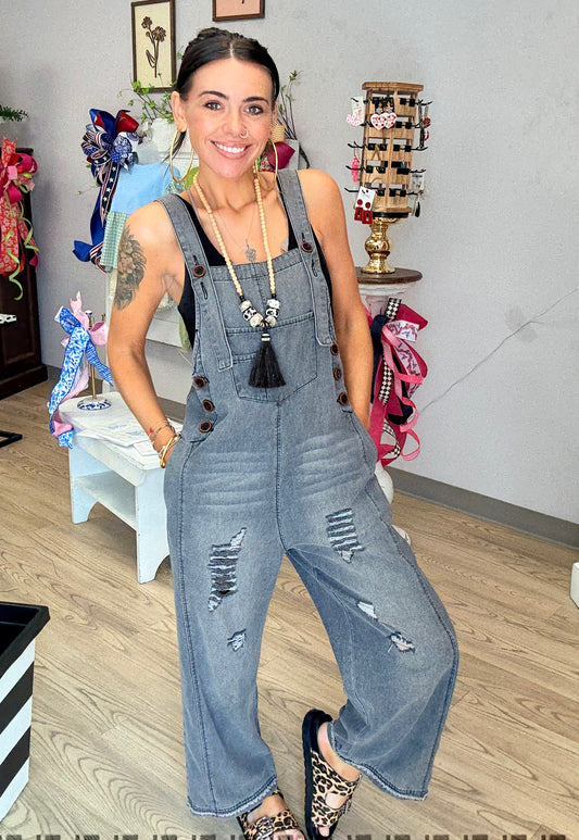 Dark Denim Jumpsuit