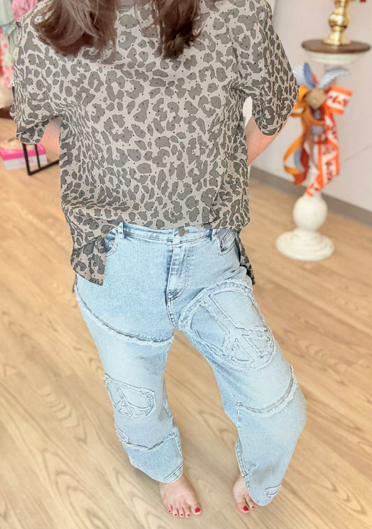 Peace Sign Denim