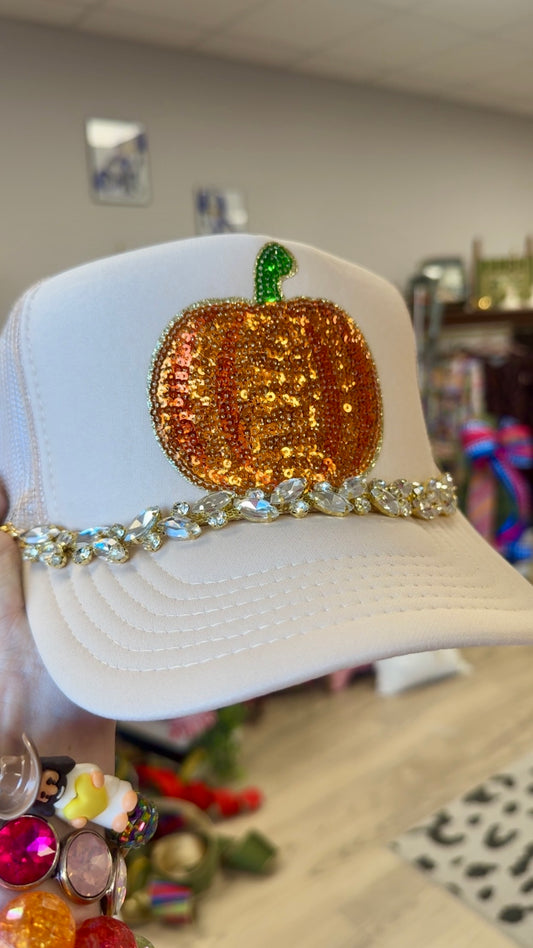 Sparkle Pumpkin Hat
