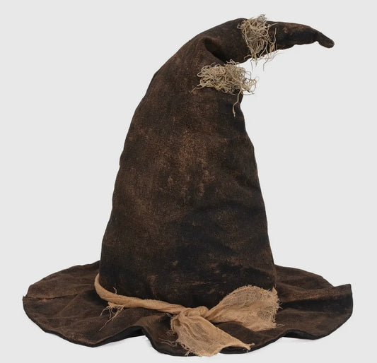 Stuffed Witch Hat Sitter